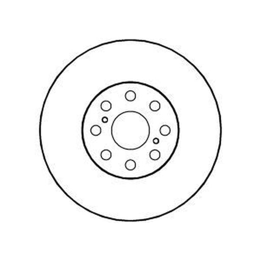 Abtex 2 x Vented Brake Discs fits Toyota MR2 III 1999-2007 1.8