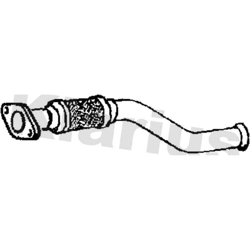 Klarius Exhaust Pipe OD fits Nissan Kubistar 2003 on 1.5