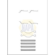 NAPA Brake Pad Accessory Fitting Kit Rear fits Toyota Celica 1999-2005 1.8