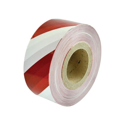 Faithfull Heavy-Duty Barrier Tape Red & White 70mm x 250m Faithfull - NN4 Online