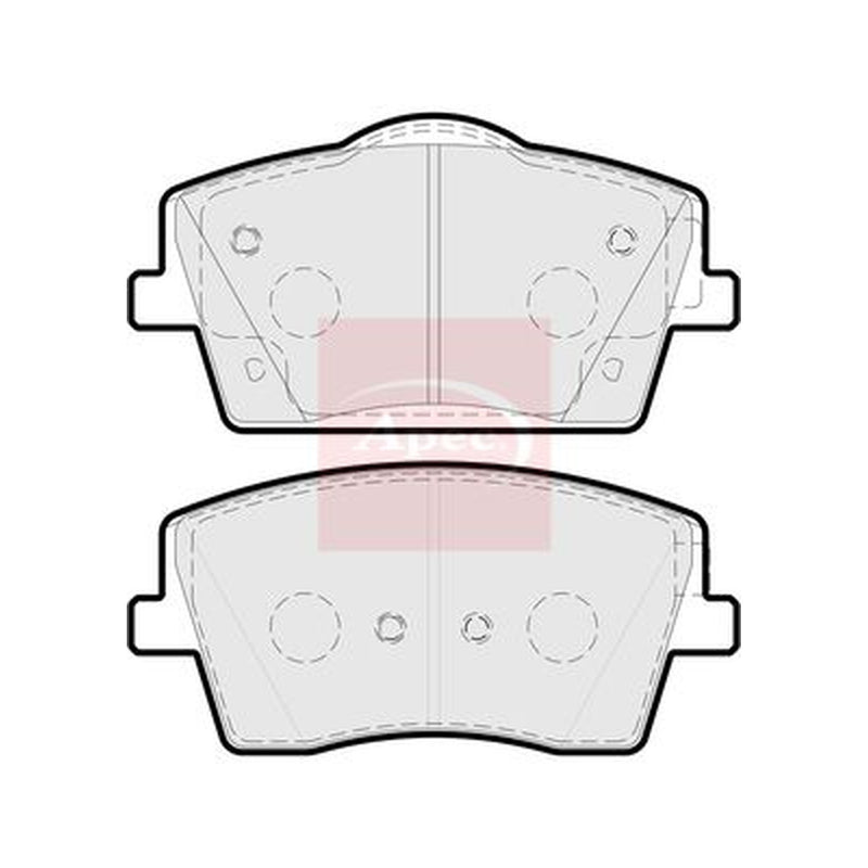 Apec Front Brake Pad Set fits Volvo EX30 2023 on