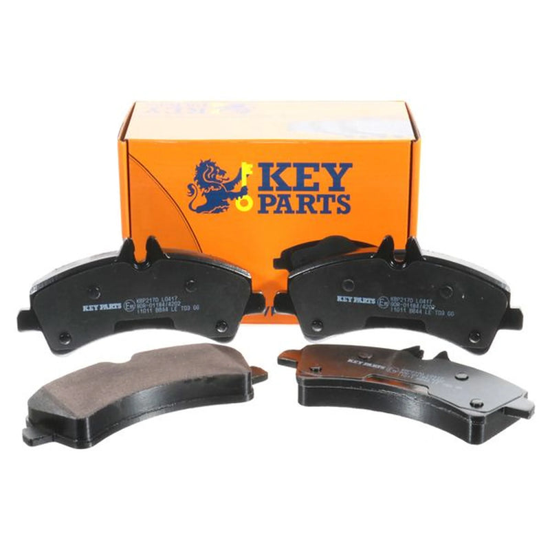 Key Parts 4 x Rear Brake Pad Set fits Mercedes-Benz Sprinter 4,6-T 2006-2018