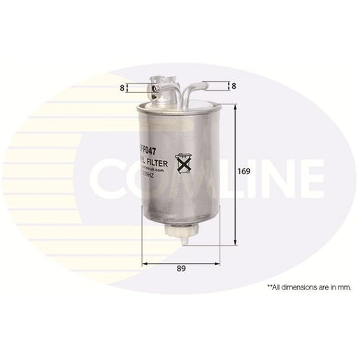 Comline Fuel Filter Element fits Seat Arosa 1997-2004 1.7