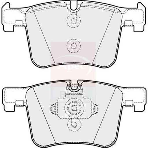 Apec Front Brake Pad Set fits BMW 1 Sports Hatch 2011-2019