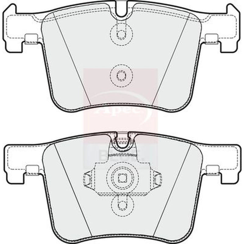 Apec Front Brake Pad Set PD3351