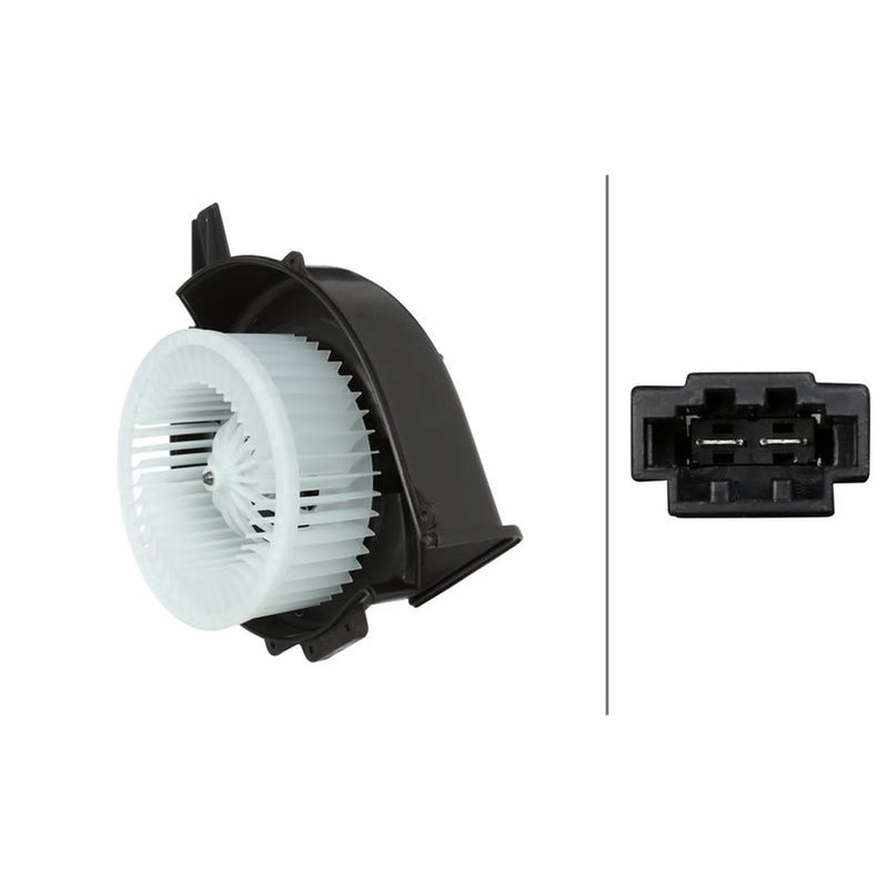 Hella Heater Blower Fan fits Audi A1 2010-2018 1.0 1.2 1.4 1.6 1.8 2.0