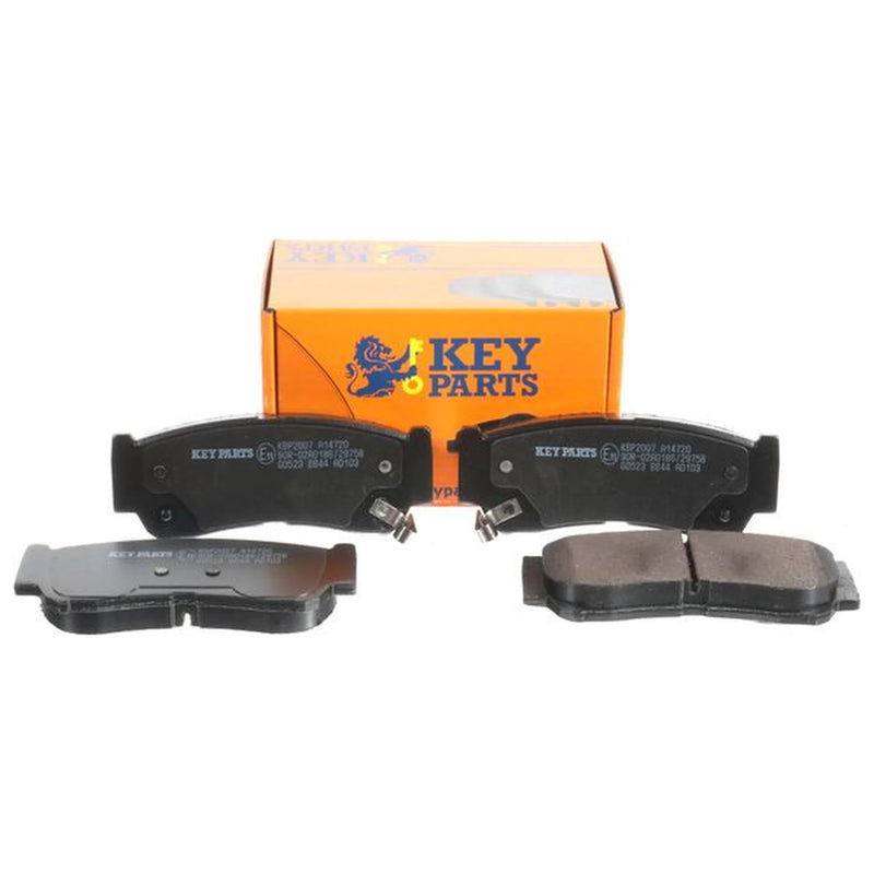 Key Parts 4 x Rear Brake Pad Set fits Hyundai H-1 2000-2004 2.5