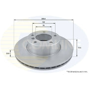 Comline Front & Rear Brake Discs & Pads fits BMW 3 2004-2013
