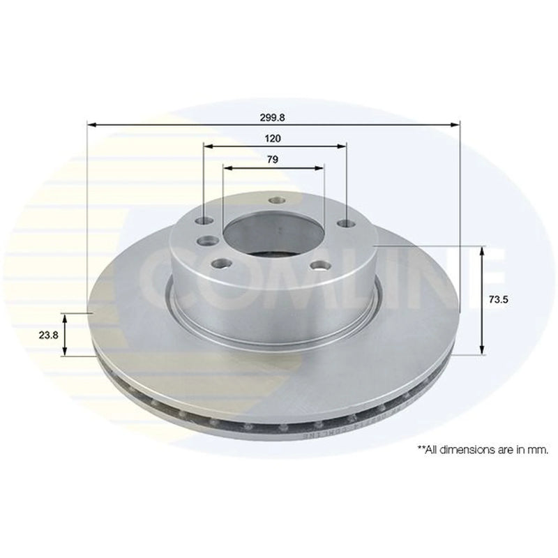 Comline Front & Rear Brake Discs & Pads fits BMW 3 2004-2013