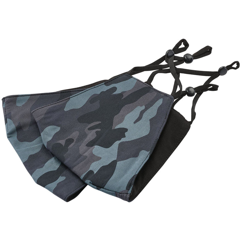 Draper Camo Fabric Resuable Face Masks, Blue (Pack of 2) 94962 Draper - Dynamic Drive