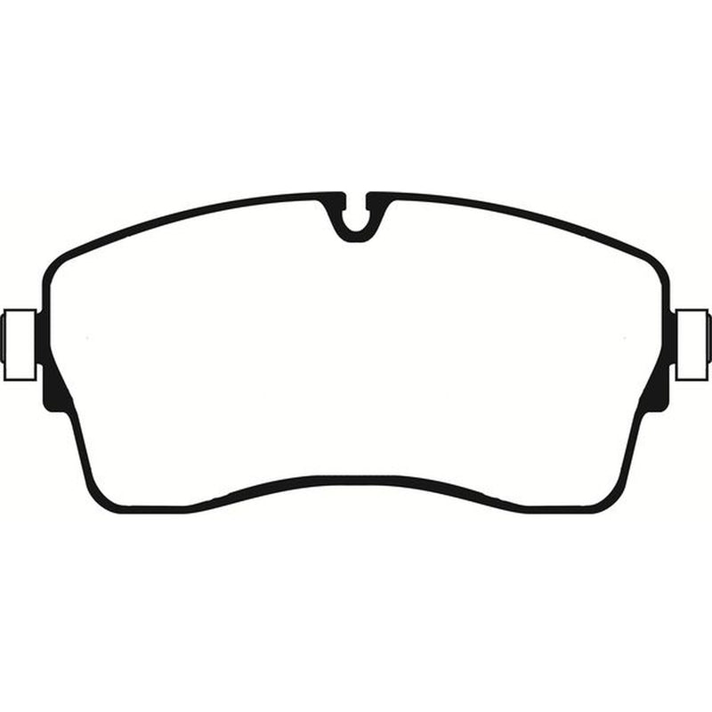 Abtex Front Brake Pad Set fits Jaguar E-Pace 2017-2018 2.0