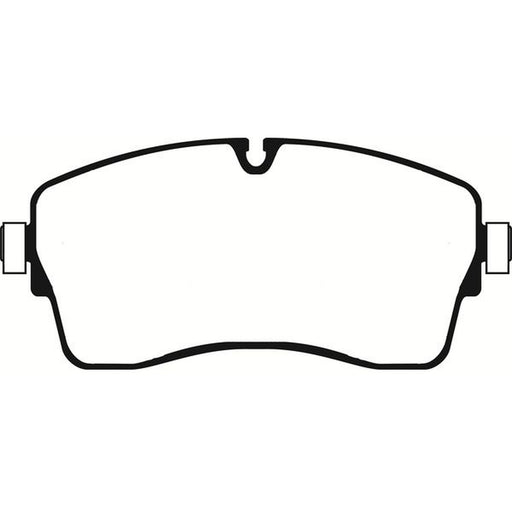 Abtex Front Brake Pad Set fits Jaguar E-Pace 2017-2018 2.0