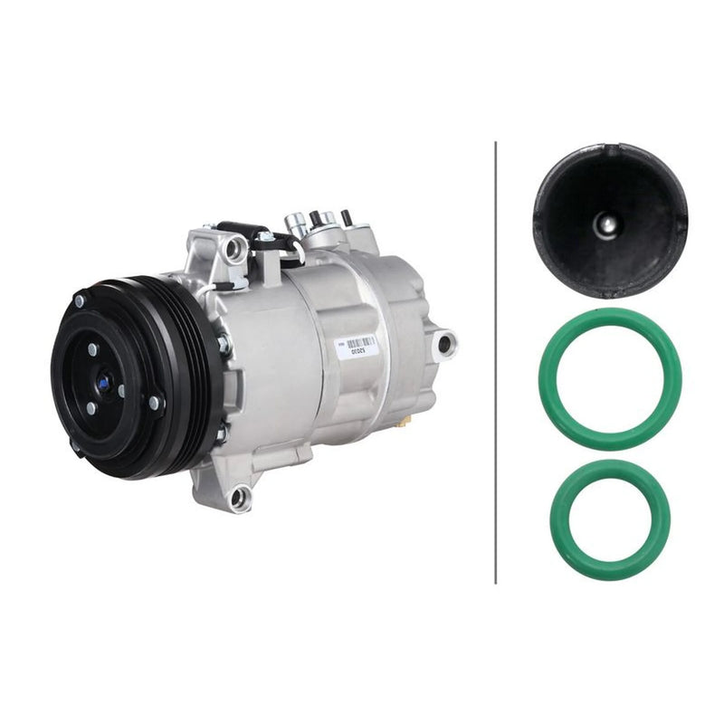 Hella Air Conditioning Compressor fits BMW X3 2004-2007 2.0
