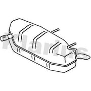 Klarius Box With Tail Pipe Rear fits Opel Signum 2005-2008 1.8