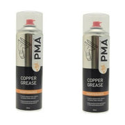 2x PMA Copper Grease High Temperature Aerosol Maintenance Spray 500ml COPGR PMA - Dynamic Drive