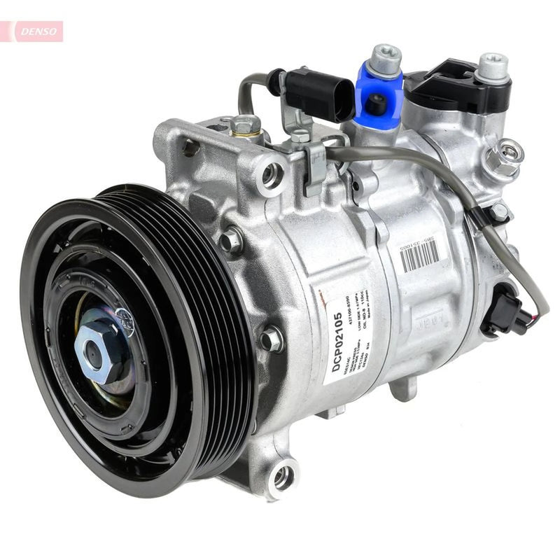 Denso Air Conditioning Compressor fits Audi A3 Limousine 2015-2020 2.0