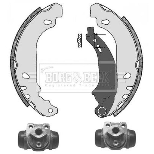 Borg & Beck Brake Shoe Set Axle Kit BBS1043K