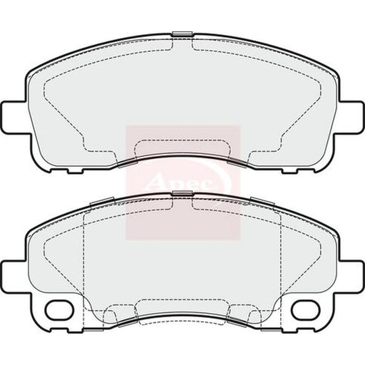 Apec Brake Pad Set PAD1691