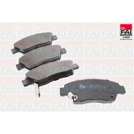 FAI Front Brake Pad Set fits Honda Civic 1991-1996 1.5 1.6