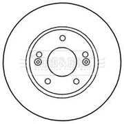 Borg & Beck Front & Rear Brake Discs & Pads fits Hyundai I30 2011-2017 1.4 1.6