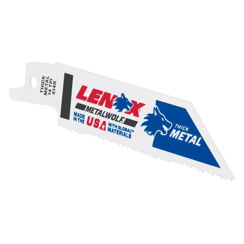 Lenox MetalWolf Wave Edge Reciprocating Saw Blade 102 x 19 x 0.9mm 14 TPI (Pack 5) LENOX - NN4 Online