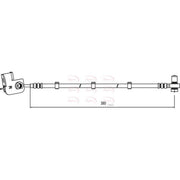 Apec Brake Hydraulic Hose Line Front Right fits Jaguar Xf I 2008-2015 4.2