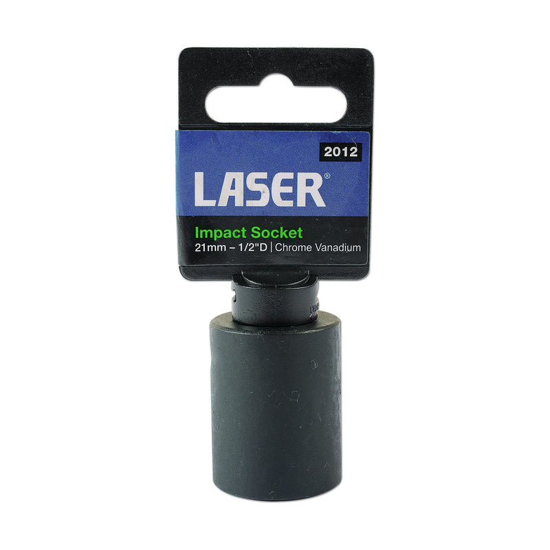 Laser Impact Socket 1/2"D 21mm 2012 Laser - Dynamic Drive