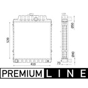 Mahle Engine Radiator