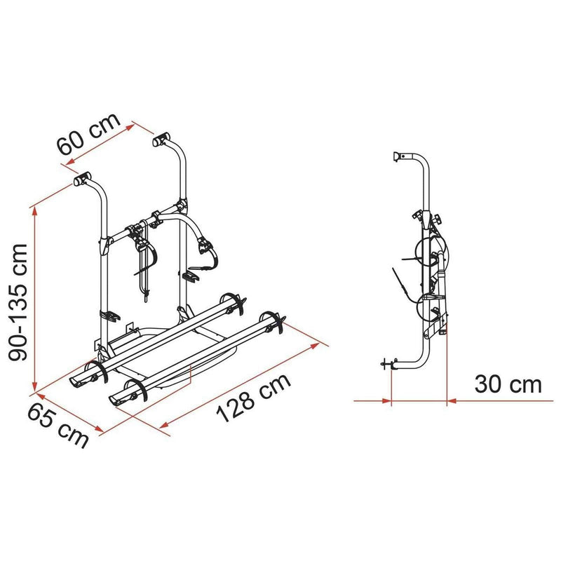 Fiamma Carry-Bike Pro for Hymer/Dethleffs (02093A64B) Fiamma - Bars 4 Cars
