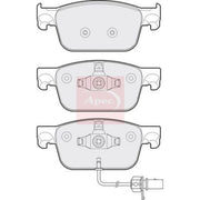 Apec Front Brake Pad Set fits Audi A4 Allroad B9 2016-2019 2.0