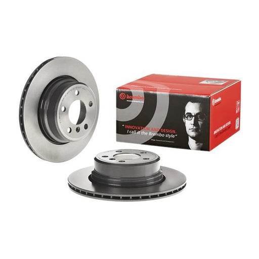 Brembo 2 x Internally Vented Brake Discs fits BMW X5 2000-2006 4.4 4.6 4.8