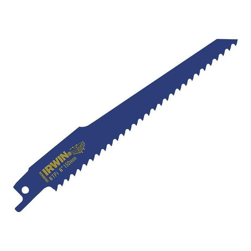 Irwin® 656R Sabre Saw Blade Nail Embedded Wood Cutting 150mm Pack of 5 IRWIN® - Dynamic Drive