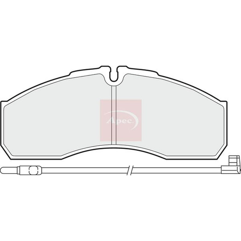 Apec Front Brake Pad Set fits Iveco Daily III 2001-2006