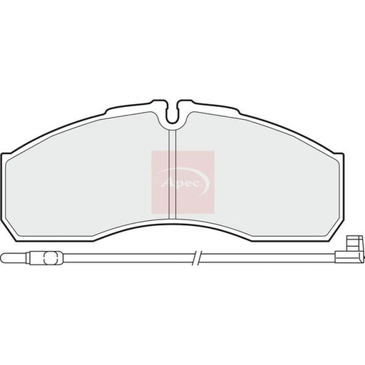 Apec Front Brake Pad Set PAD1495
