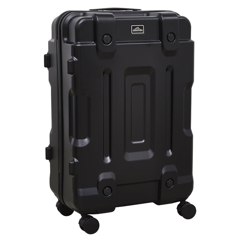 Dellonda 3-Piece Lightweight ABS Luggage Set  - 20", 24", 28" - Black Dellonda  - Dynamic Drive