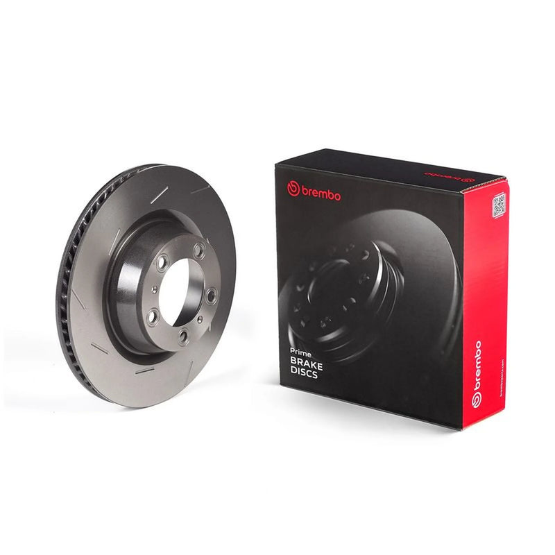 Brembo 2 x Slotted Brake Discs fits Porsche Panamera 2009-2016 4.8