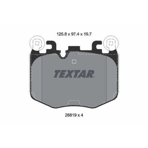 Textar Front Brake Pad Set 2681901