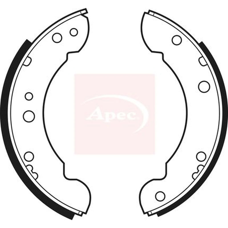 Apec Brake Shoe Set Axle Kit SHU138