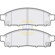 NAPA Front Brake Pad Set fits Fiat Fullback Pickup 2016 on 2.4