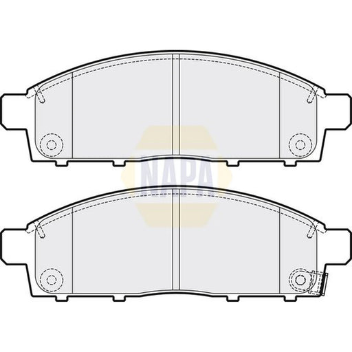 NAPA Front Brake Pad Set NBP1629