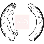 Apec Brake Shoe Set Axle Kit fits Ford Sierra I 1982-1986 1.8 2.0 2.3