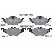 Textar Front Brake Pad Set 2306302