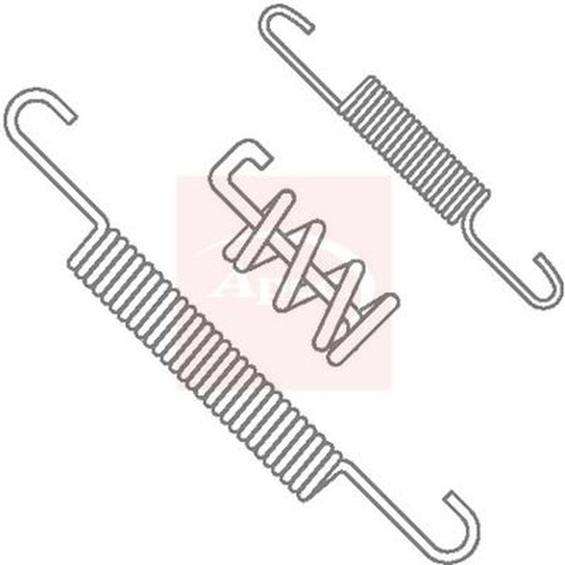 Apec Parking Brake Shoe Accessory Kit Rear fits Volvo S60 I 2000-2010