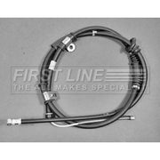 First Line Handbrake Cable Left Rear fits Mitsubishi Galant 1987-1992 1.8