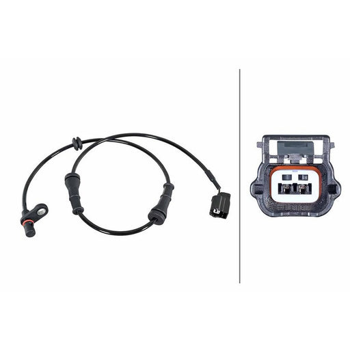 Hella ABS Wheel Speed Sensor Rear fits Nissan Juke 2010-2019 1.2 1.5 1.6