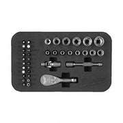 Milwaukee 1/4In. Compact Ratchet Set 39 Pc - image 1