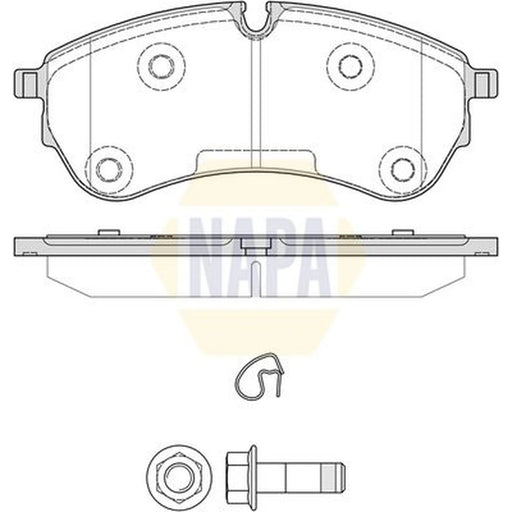 NAPA Front Brake Pad Set NBP1540