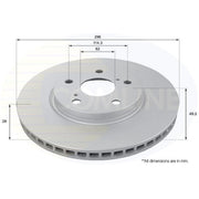 Comline Front & Rear Brake Discs & Pads fits Lexus Is III 2013-2015
