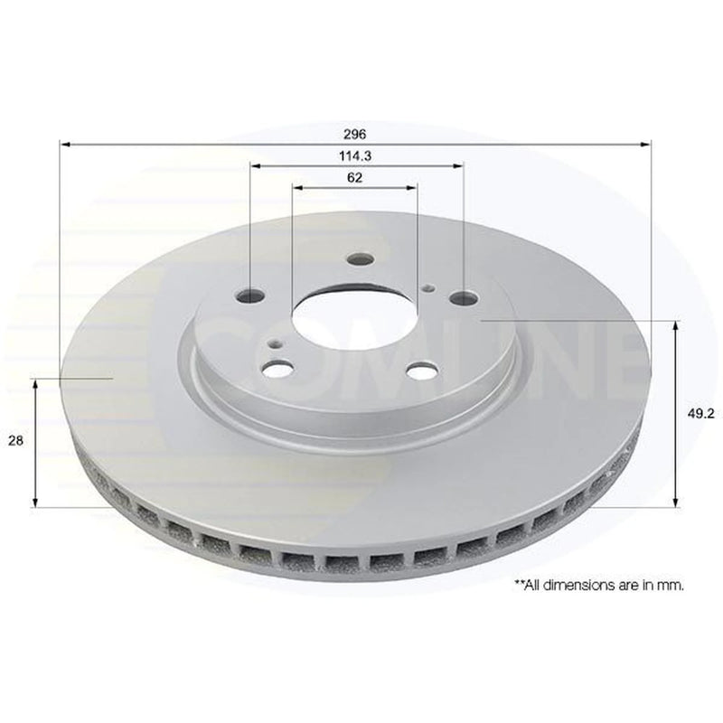Comline Front & Rear Brake Discs & Pads fits Lexus Is III 2013-2015