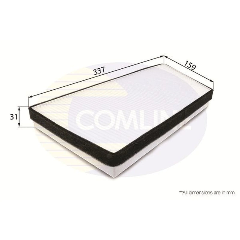 Comline Cabin Air Filter (Pollen Filter) fits Peugeot 206 1998-2012